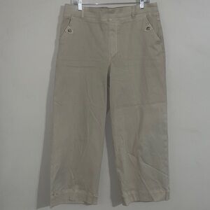 Spanx wide leg crop pants 1x